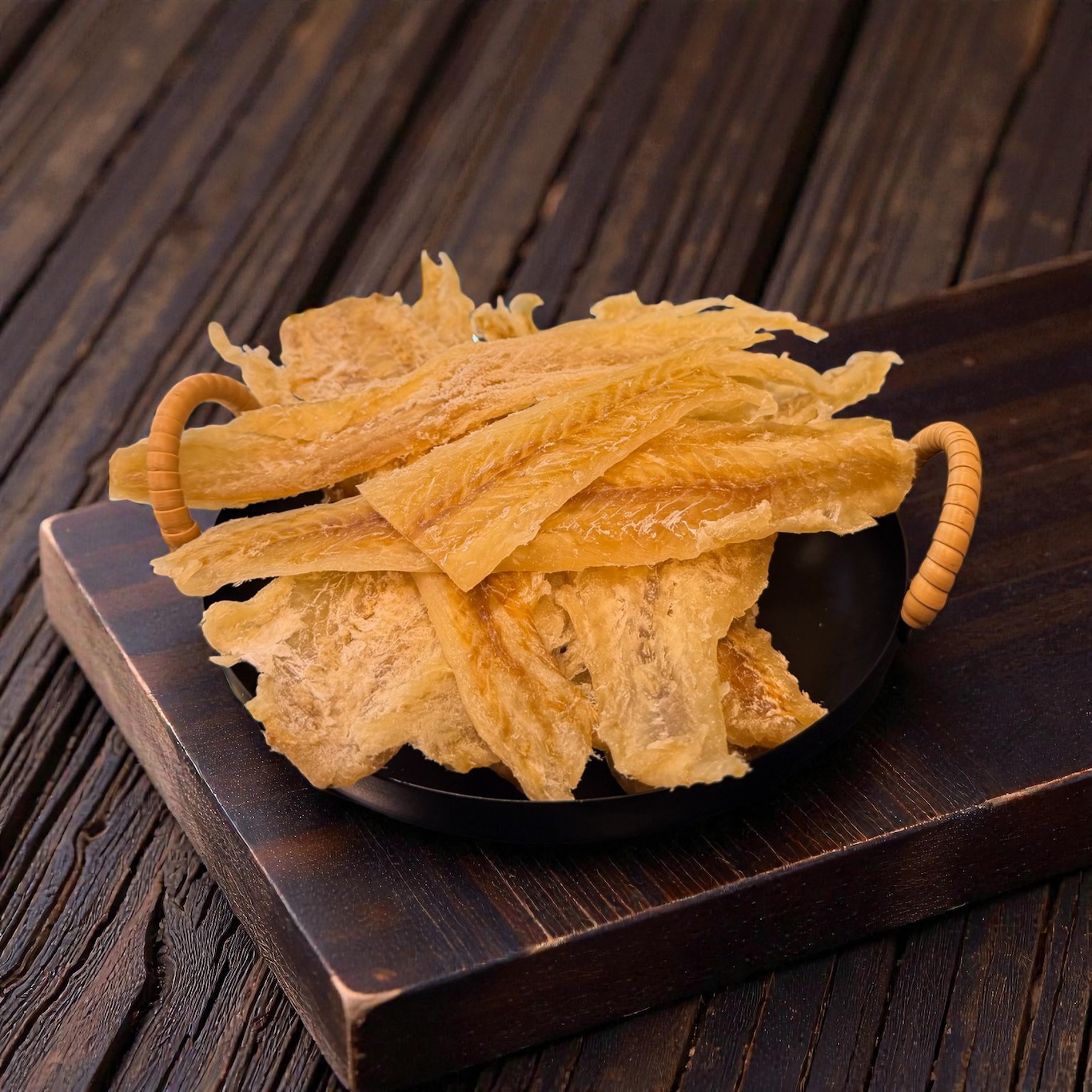 Вяленое соленое филе минтая